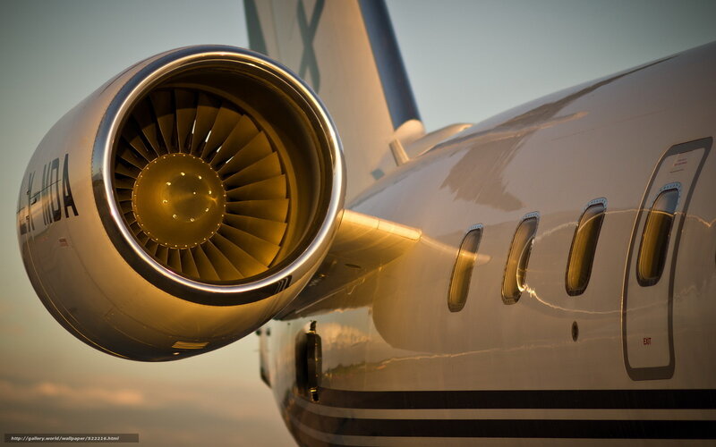 Airplane Engine and Fuselage