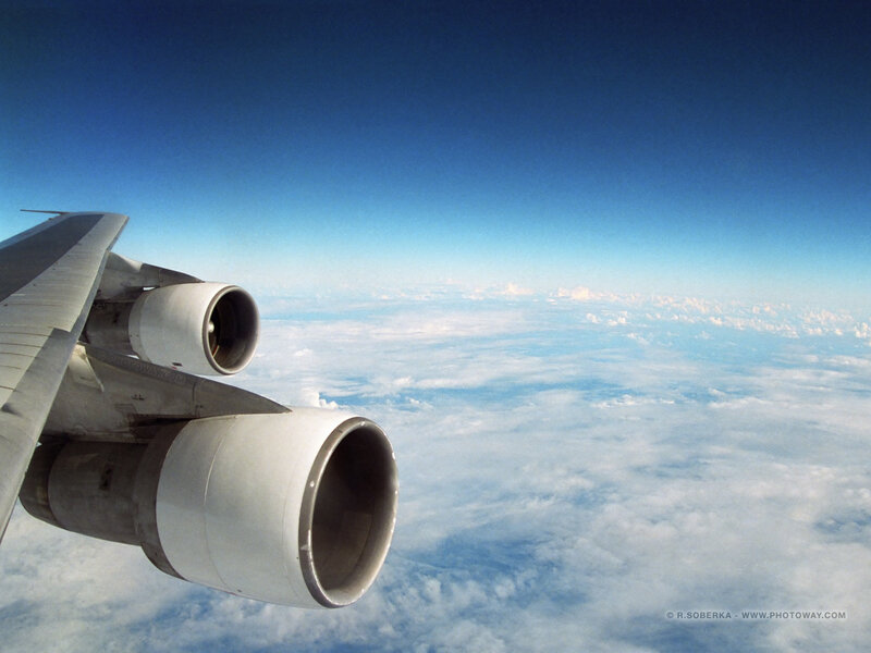 Airplane Engine and Wing
