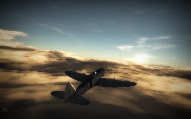 Airplane Flying Above Clouds — Blue, Dramatic, Sunset