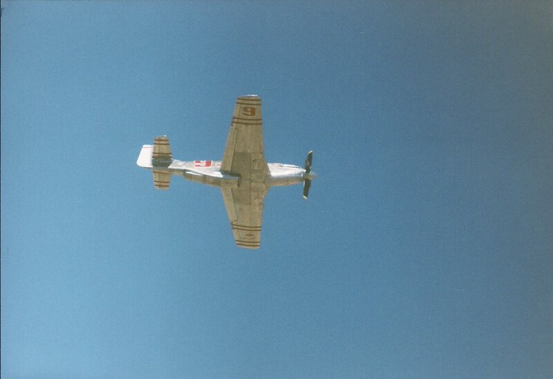 Airplane Flying in Sky — Blue, Calm