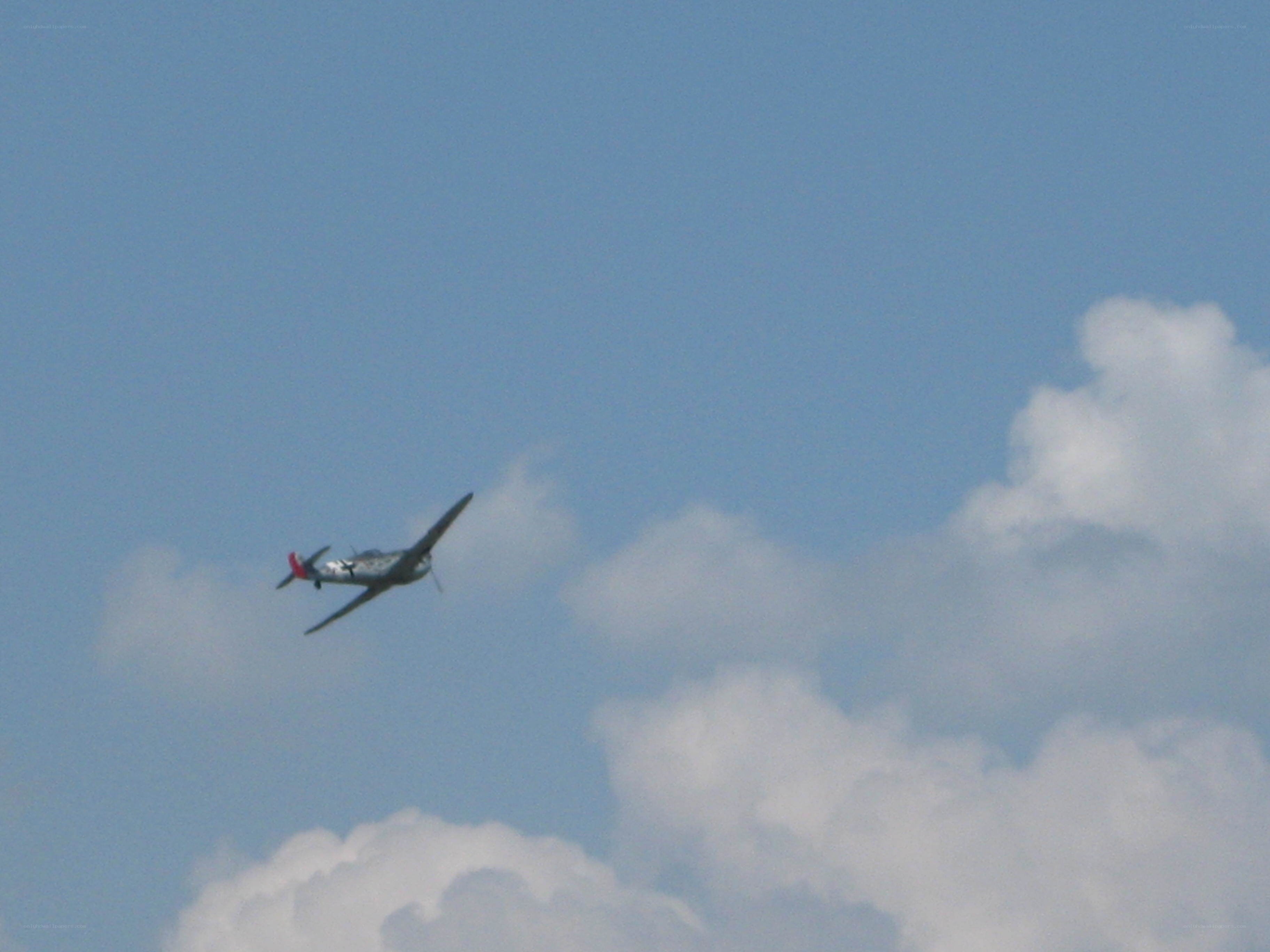 airplane flying in the sky