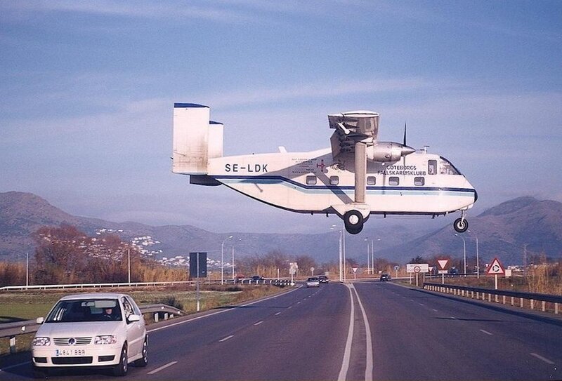 Airplane Flying Low