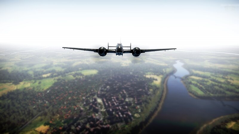 Airplane Flying over River