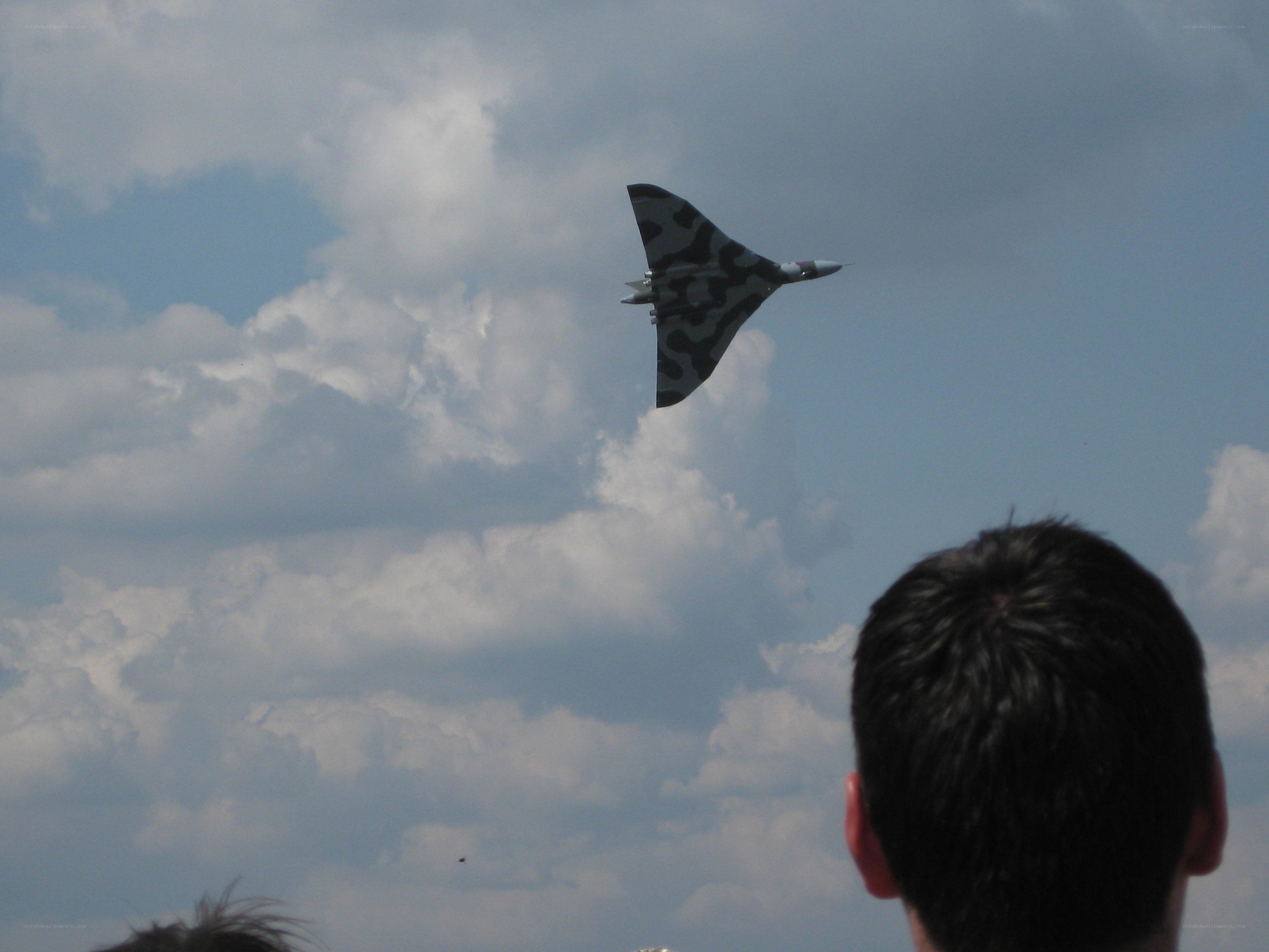 airplane flying overhead