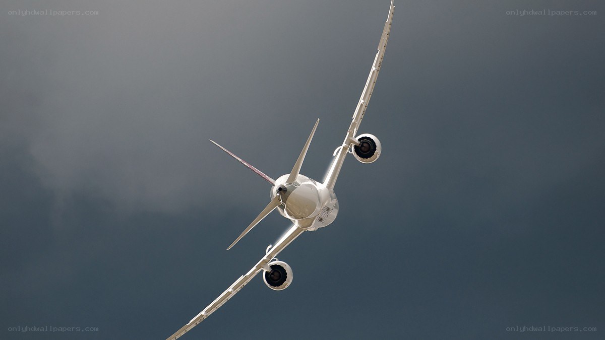 airplane flying overhead