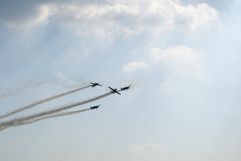 airplane formation flight