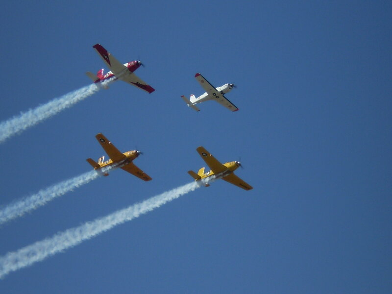 airplane formation flight