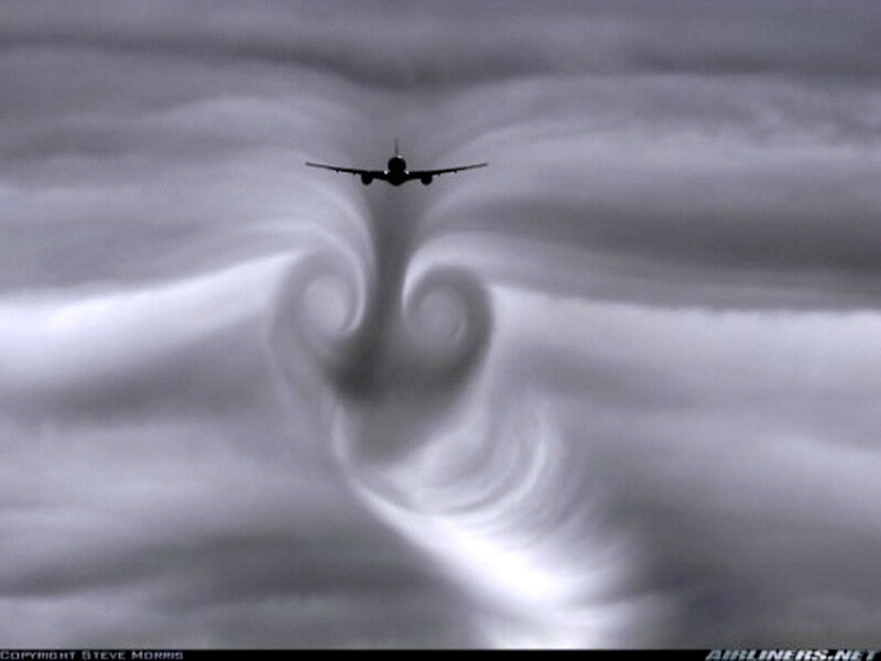 Airplane in Clouds