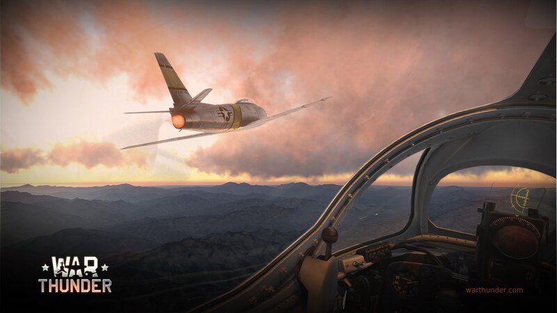 Airplane in Cockpit View