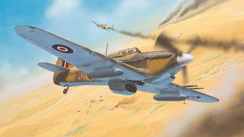 Airplane in Desert Combat