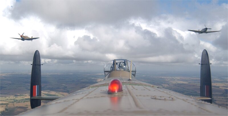 Airplane in Flight — Gray, Dramatic, Afternoon, Photograph