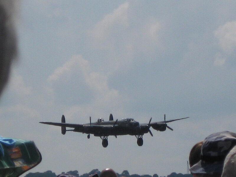 Airplane in Flight — Gray, Overcast, Afternoon