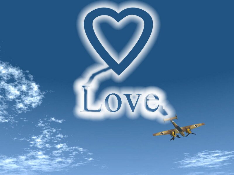 Airplane in Sky — Blue, Serene, Afternoon