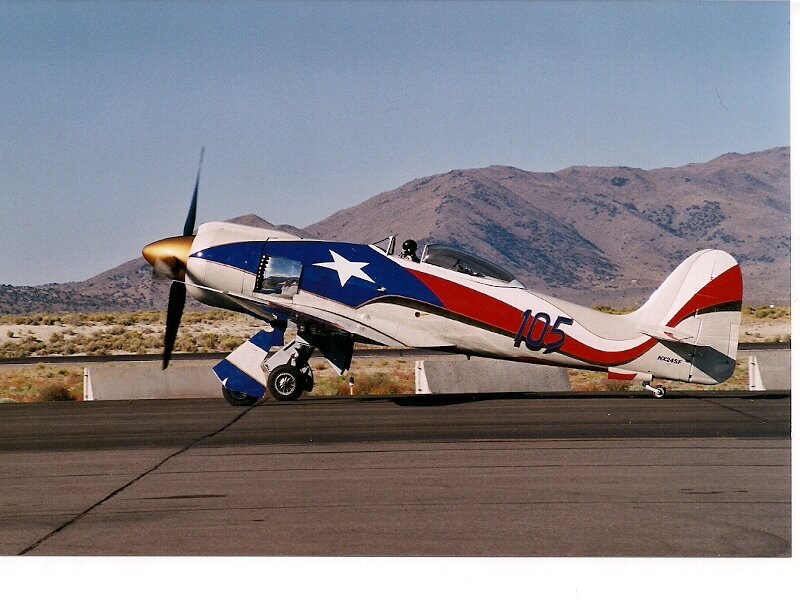 Airplane on Runway — White, Desert