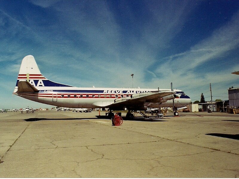 Airplane on Tarmac — Blue, Calm