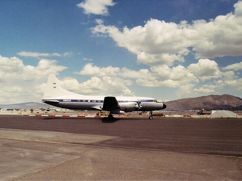 Airplane on Tarmac — Blue, Serene