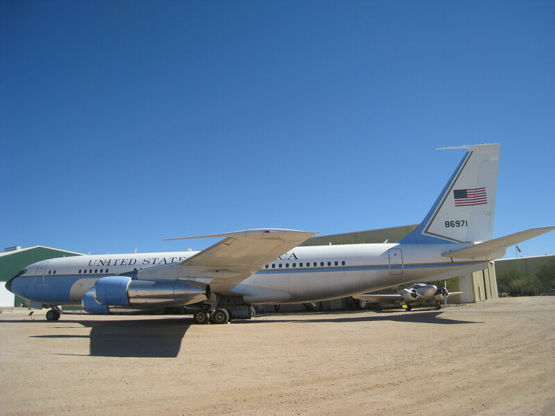 Airplane on Tarmac — Blue