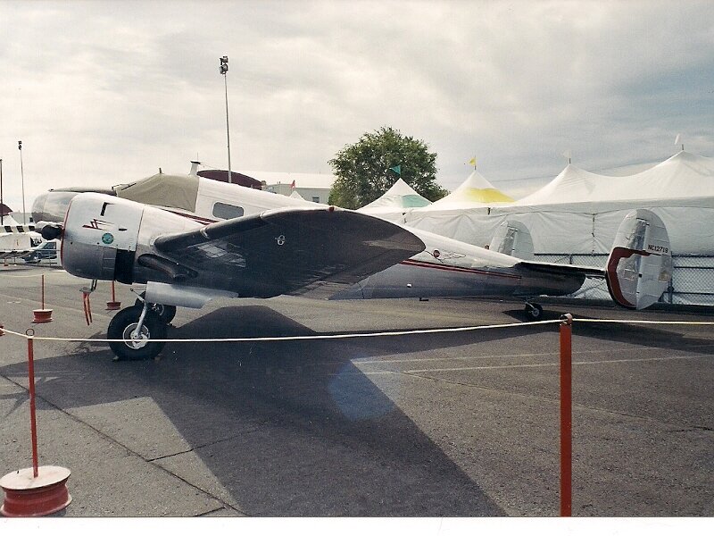 Airplane on Tarmac — Gray, Overcast