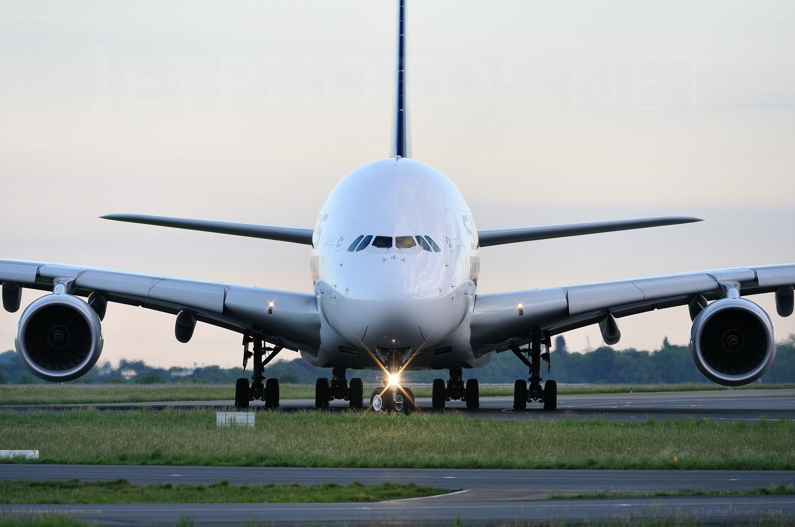 Airplane on the runway