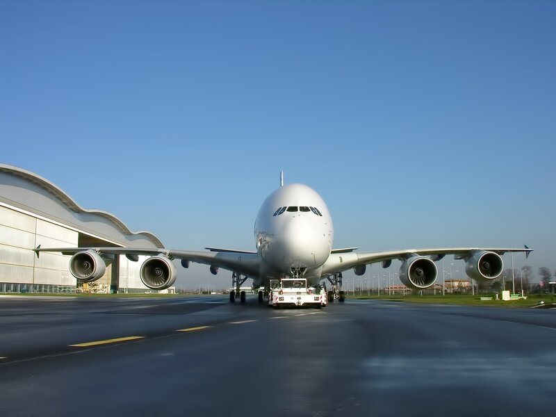 Airplane on the tarmac