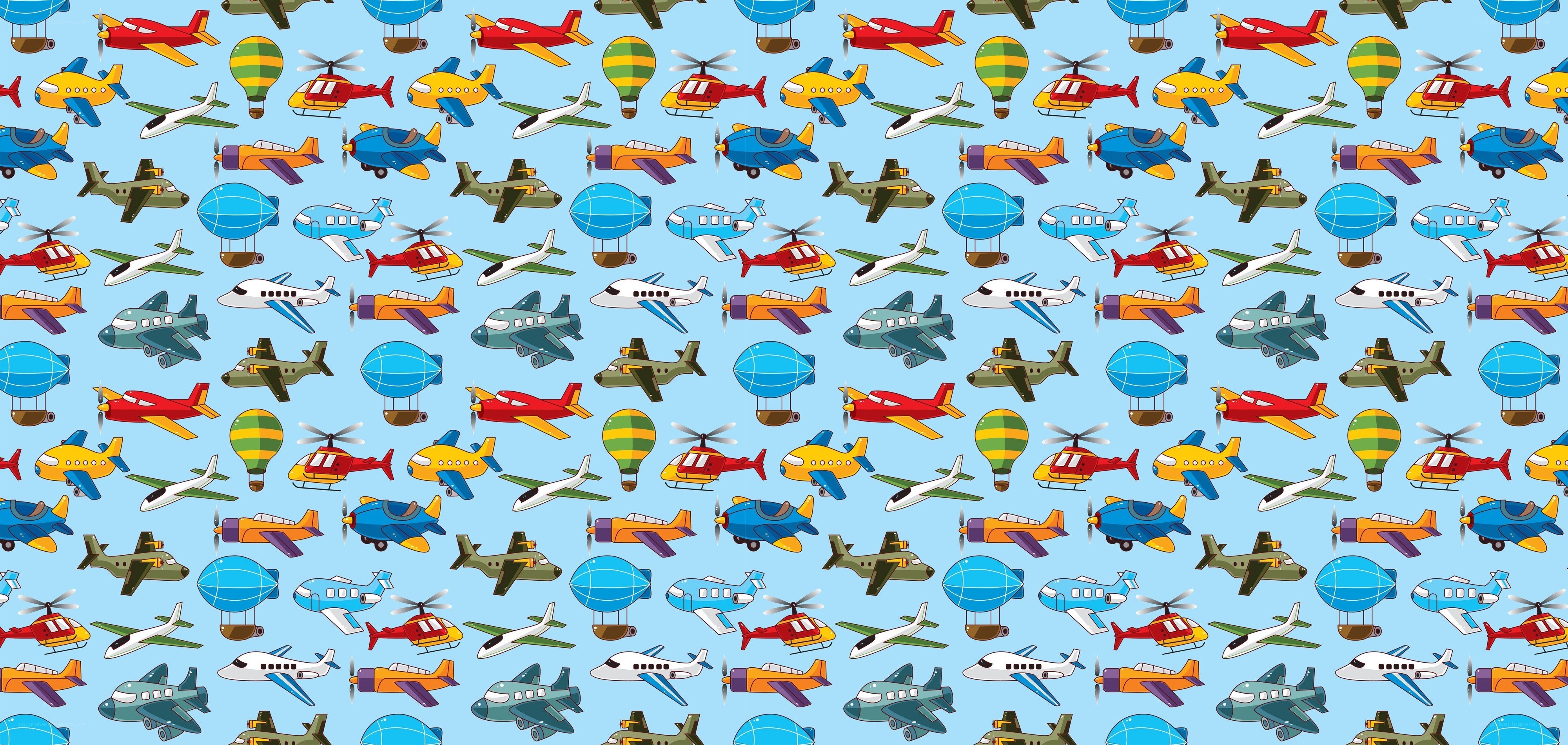 airplane pattern background