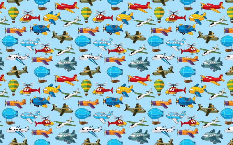 airplane pattern background