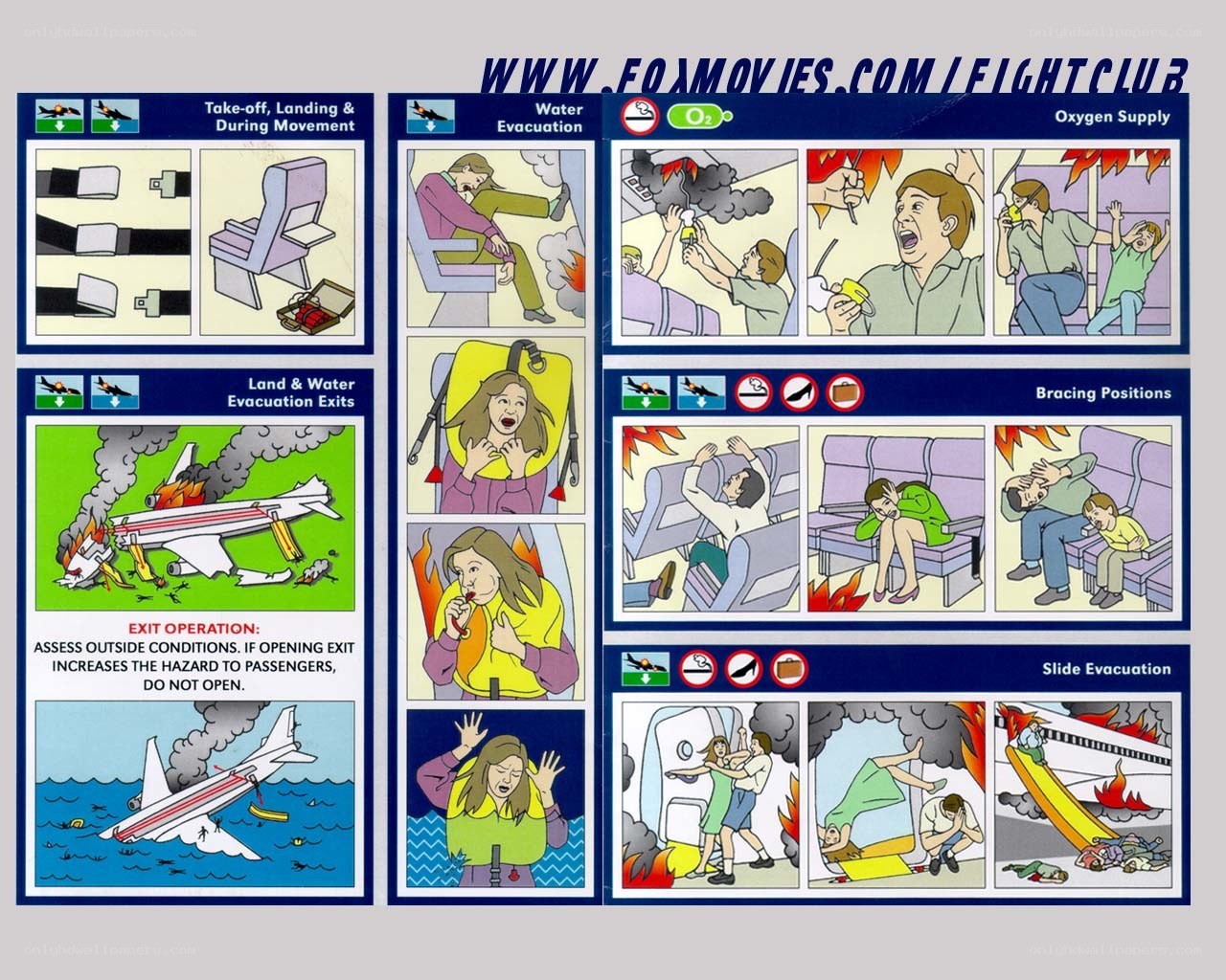 airplane safety instructions