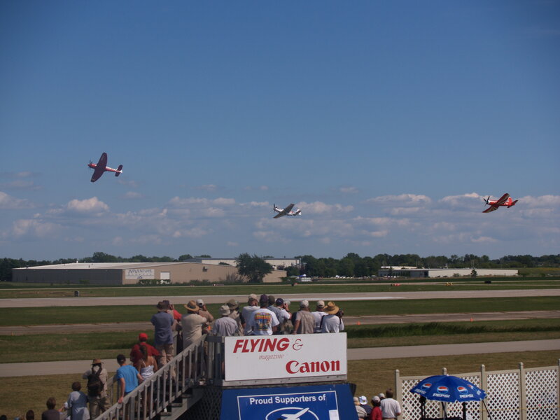Airplane show at the airport