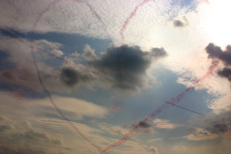 Airplane Smoke Heart