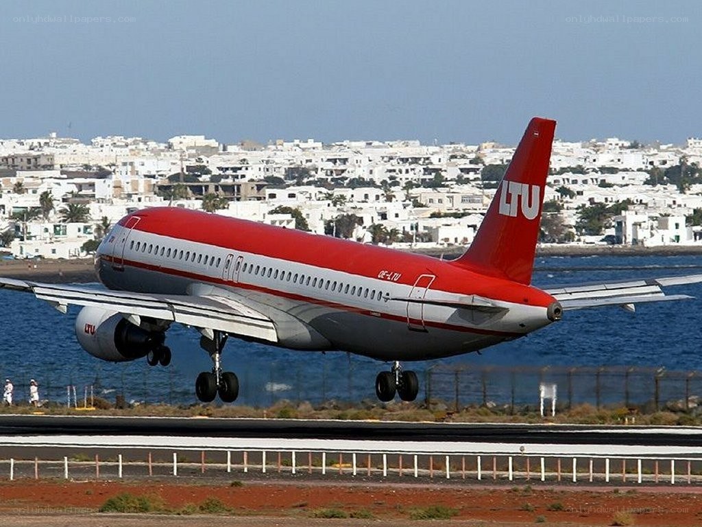 Airplane taking off from airport