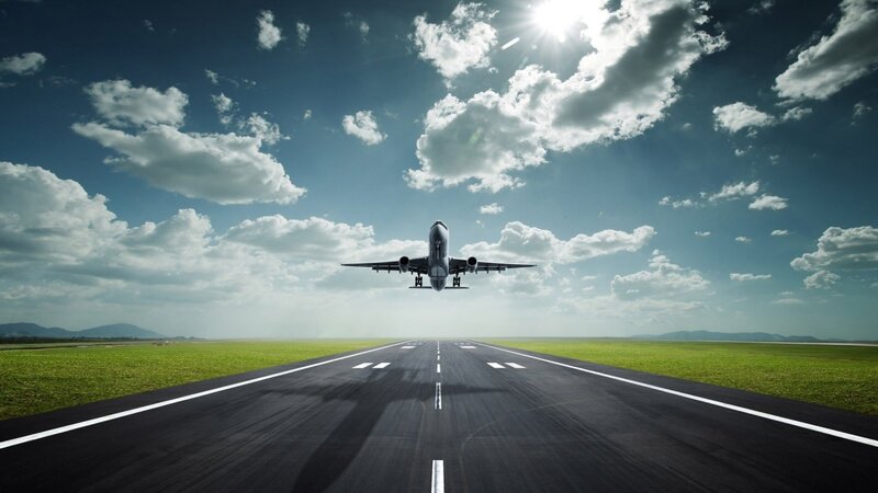 Airplane Taking Off — Photograph