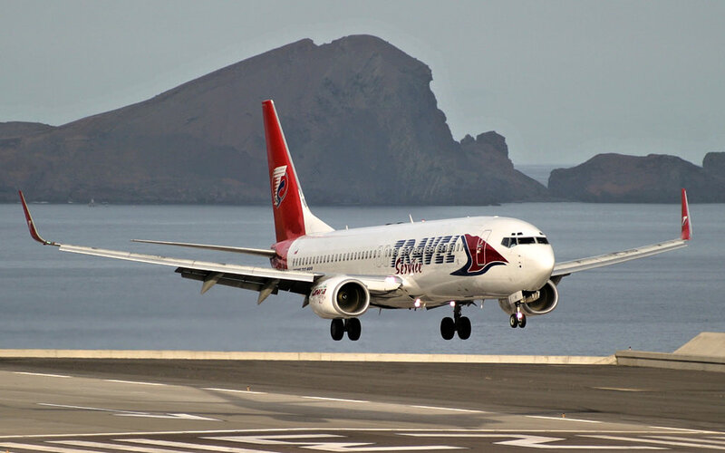 Airplane Taking Off — White, Calm