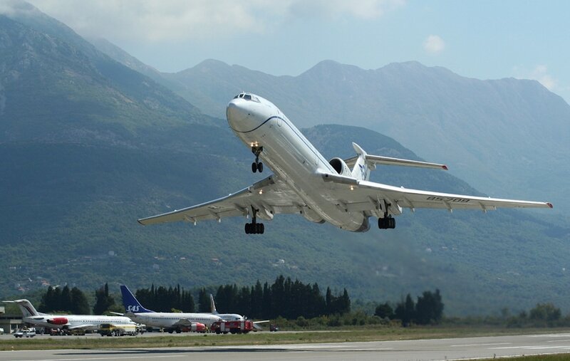 Airplane Taking Off — White, Dramatic, Afternoon