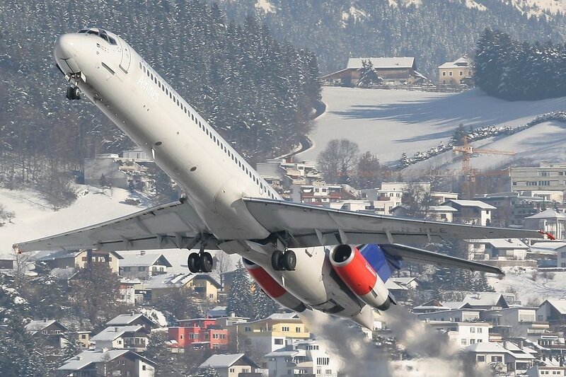 Airplane Taking Off — White