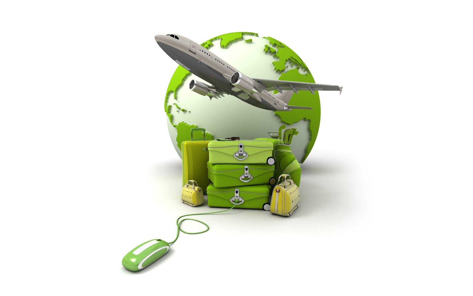 airplane travel and luggage