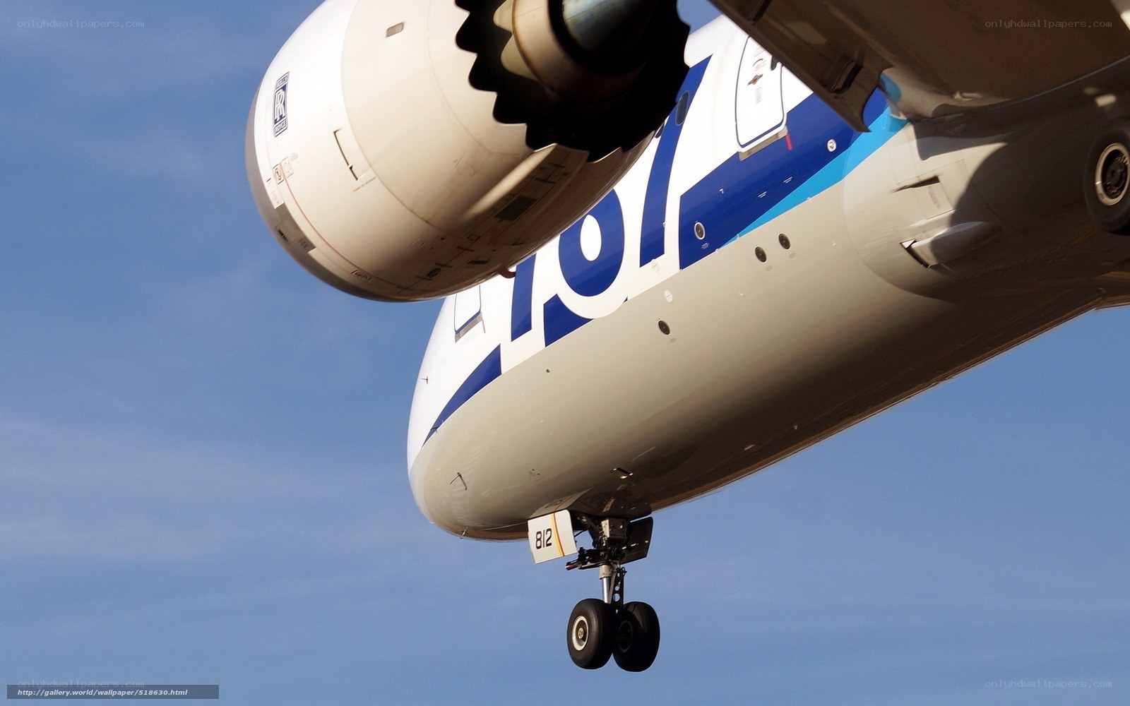 airplane underbelly close-up