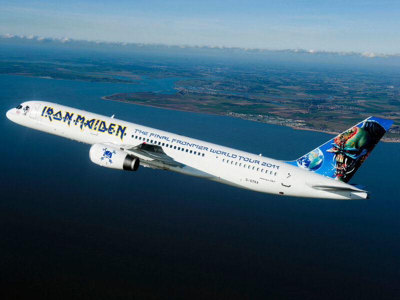 Airplane with Band Livery