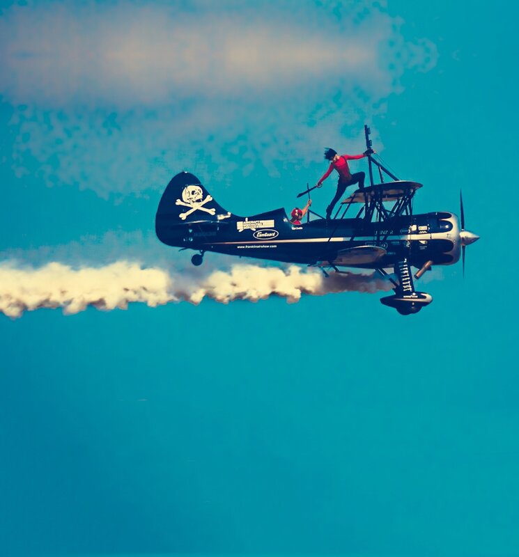 Airplane with Performers