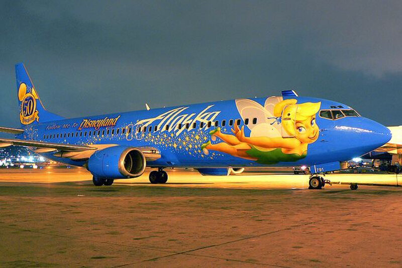 Airplane with Tinkerbell