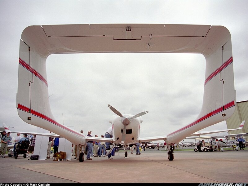 Airplane with Unique Tail