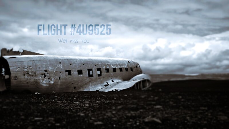 Airplane Wreckage — Gray