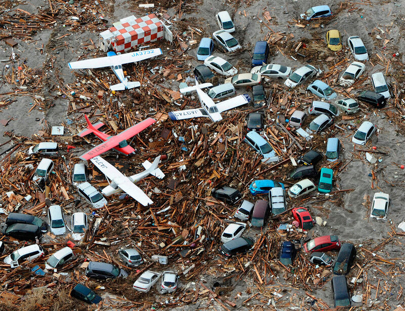 Airplanes and Cars in Debris