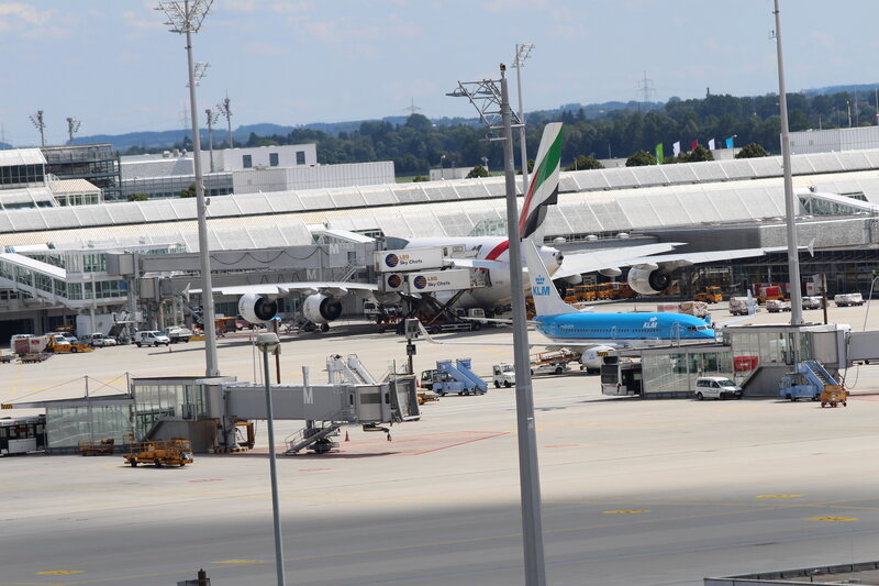 Airplanes at Airport Gates