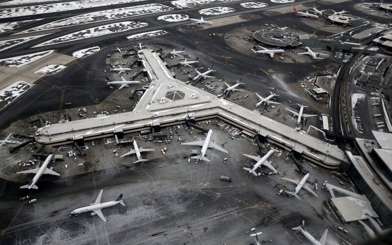 Airplanes at Airport Terminal