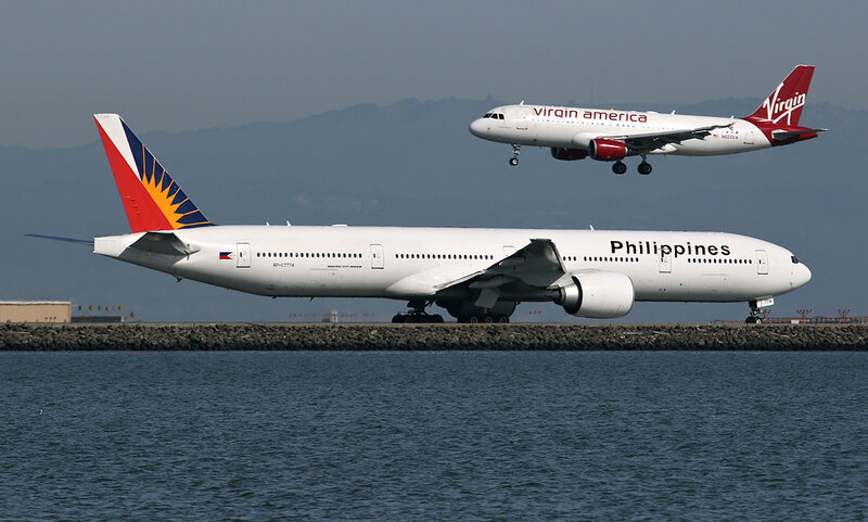Airplanes at Airport — White, Calm