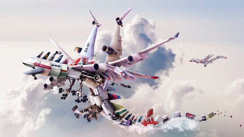 Airplanes in Chaotic Formation