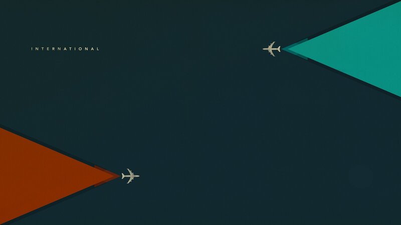 Airplanes in Dark Sky