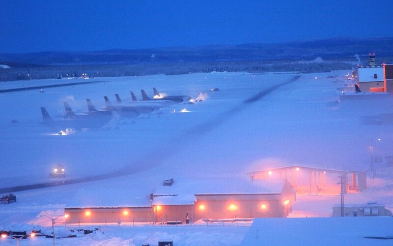 Airplanes in Snow