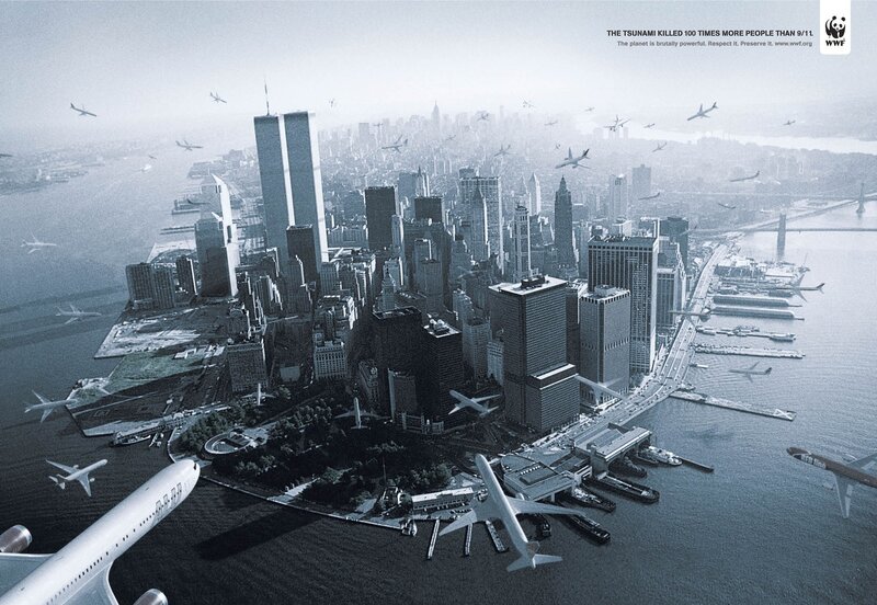 Airplanes over City