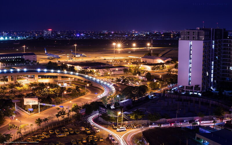 Airport at Night